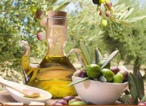 масло и оливки