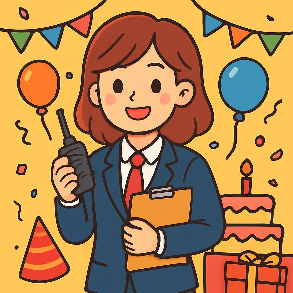 Event-менеджер, иллюстрация профессии