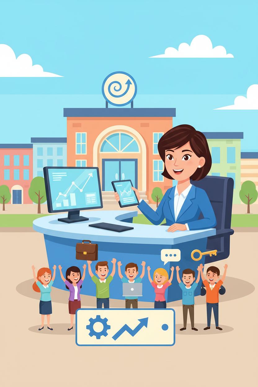 Администратор, иллюстрация профессии