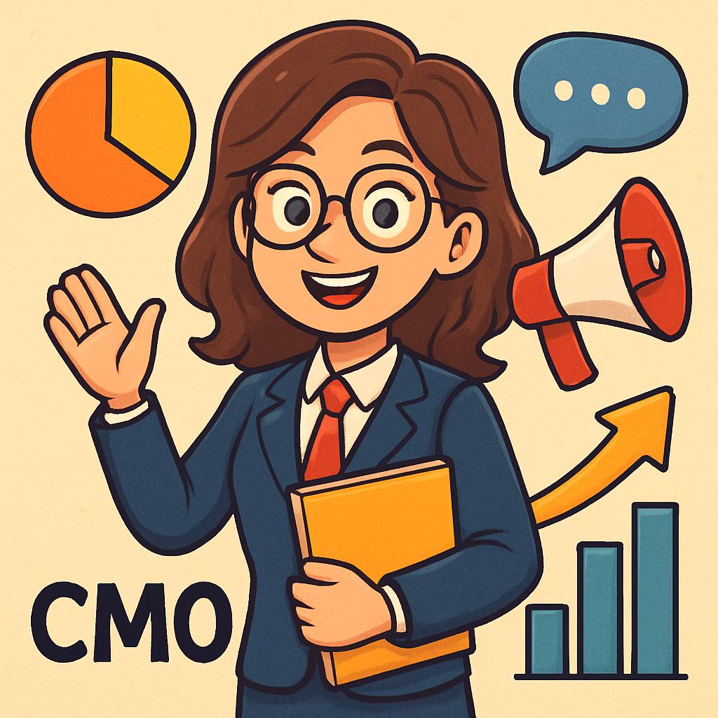 Директор по маркетингу и PR (CMO), иллюстрация профессии