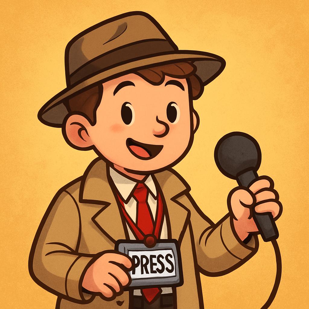 Корреспондент, иллюстрация профессии