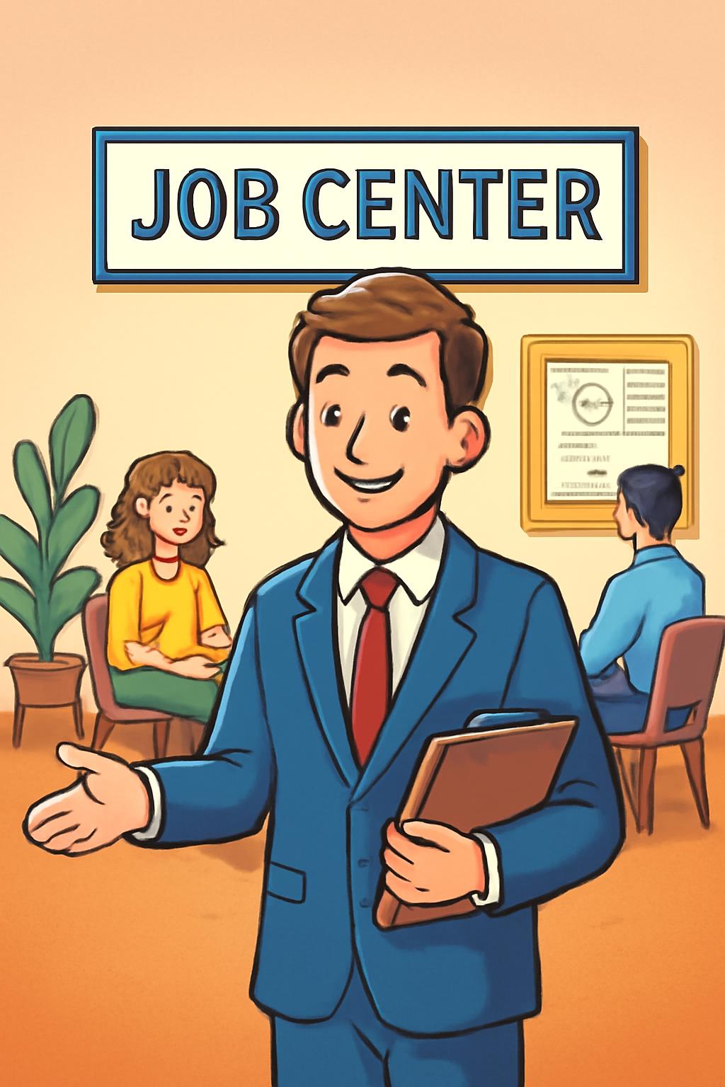 Менеджер по продажам, иллюстрация профессии