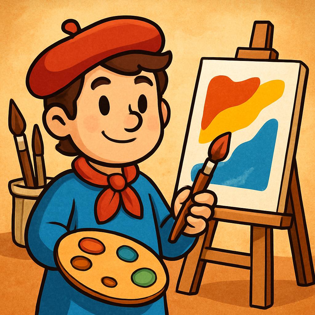 Художник, иллюстрация профессии