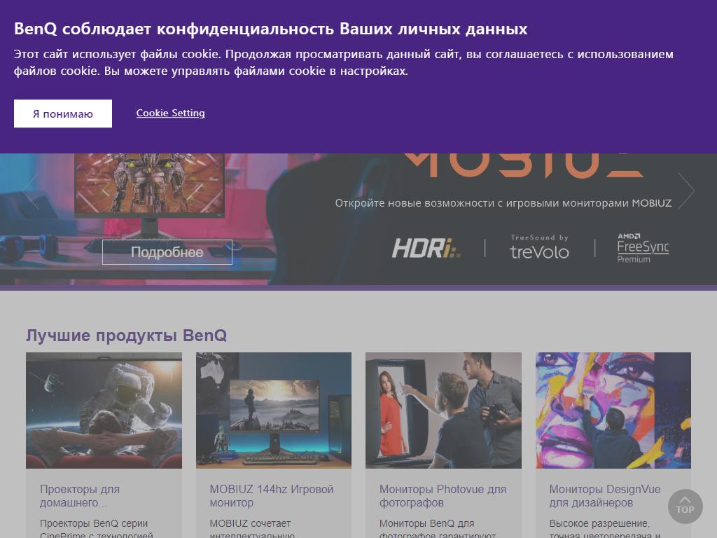 Benq, консультационная компания на сайте Справка-Регион