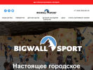 Оф. сайт организации bigwallsport.ru