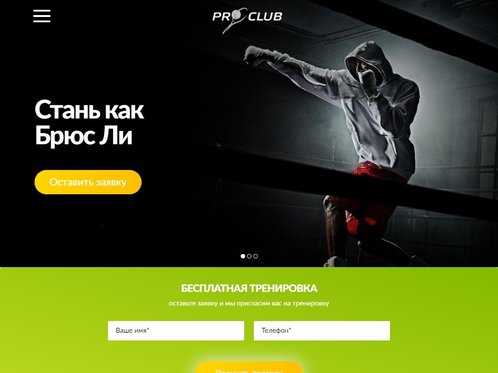 Pro Club, школа тенниса на сайте Справка-Регион