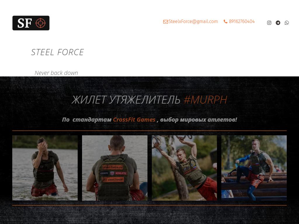 Steel Force, интернет-магазин на сайте Справка-Регион