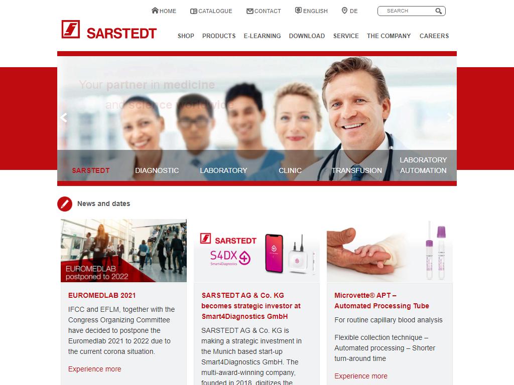 Sarstedt, компания на сайте Справка-Регион