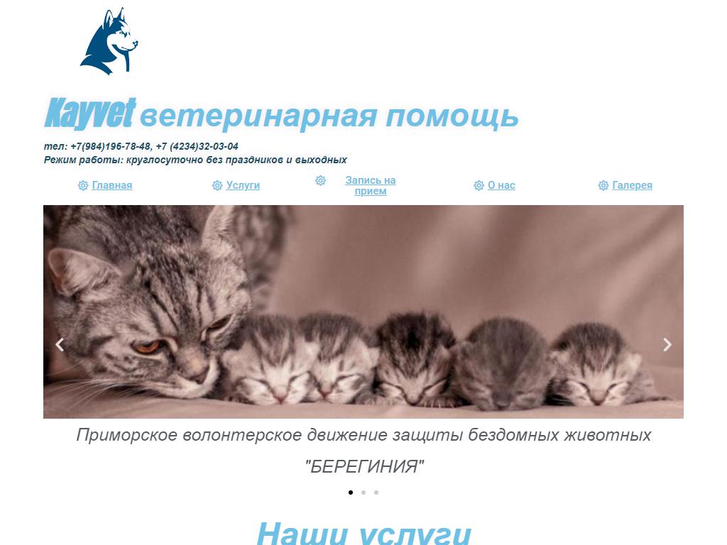Kayvet, ветеринарная клиника на сайте Справка-Регион
