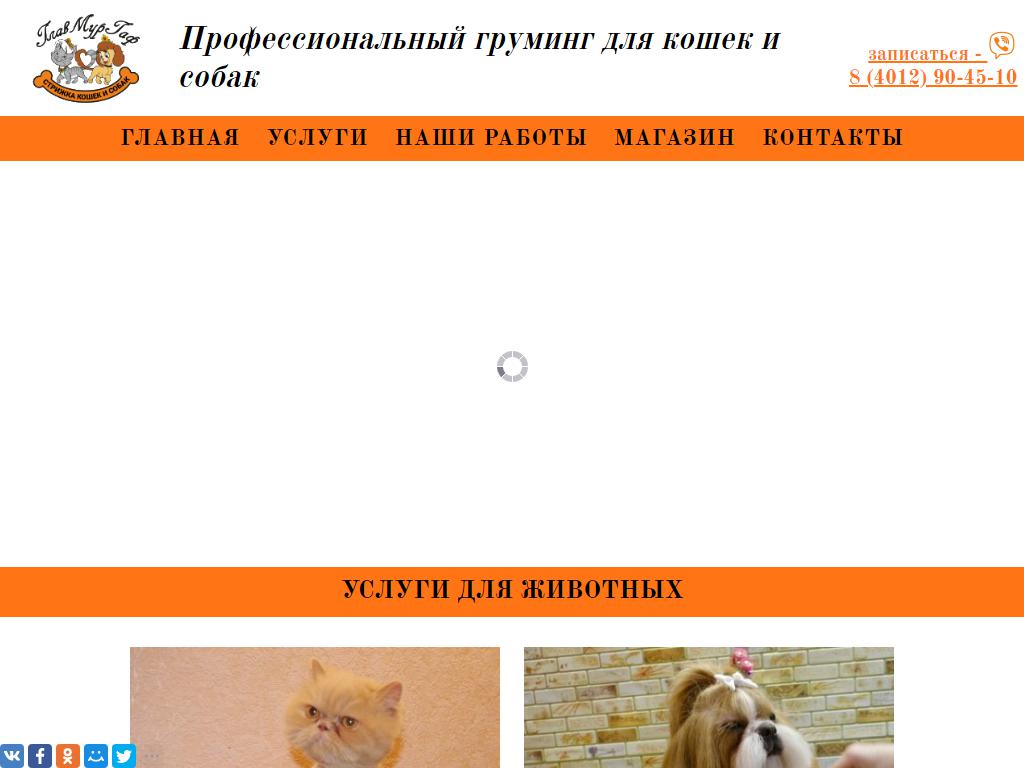 ГлавМурГаф, салон стрижек кошек и собак на сайте Справка-Регион