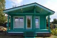 Фото Дома и бани из клееного бруса от компании «Дом Баня»