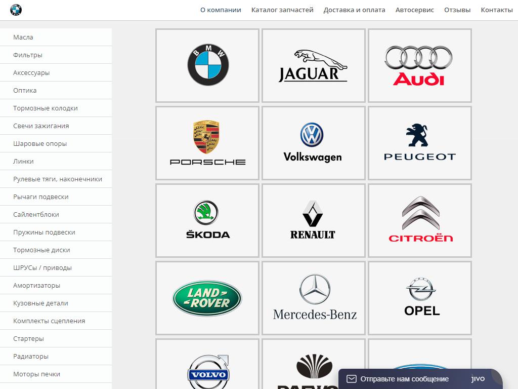 Автомаркет Зенит, центр запчастей Audi, Mercedes, BMW на сайте Справка-Регион