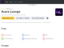 Оф. сайт организации avara-lounge.clients.site