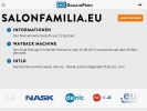 Оф. сайт организации salonfamilia.eu