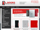 Оф. сайт организации ldoors.spb.ru