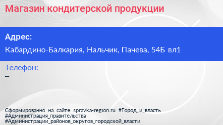 Нажмите, чтобы скачать визитку Магазин кондитерской продукции - визитка