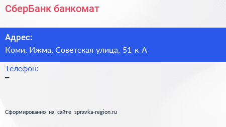 Нажмите, чтобы скачать визитку СберБанк банкомат - визитка