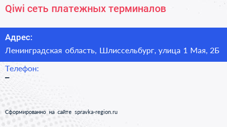 Qiwi сеть платежных терминалов - визитка
