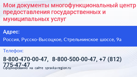 Мои документы многофункциональный центр предоставления государственных и муниципальных услуг - визитка