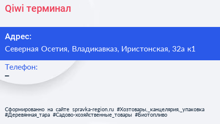 Нажмите, чтобы скачать визитку Qiwi терминал - визитка
