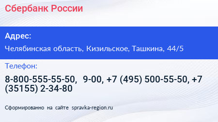 Нажмите, чтобы скачать визитку Сбербанк России - визитка