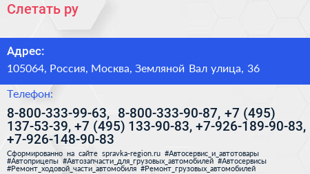 Слетать ру - визитка