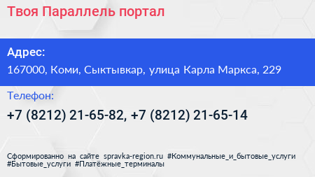 Твоя Параллель портал - визитка