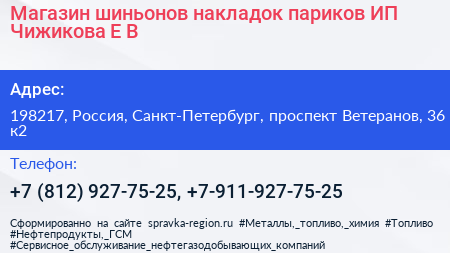 Магазин шиньонов накладок париков ИП Чижикова Е В  - визитка