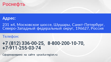 Роснефть - визитка