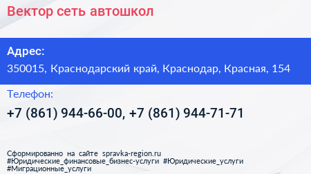 Вектор сеть автошкол - визитка