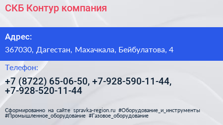 СКБ Контур компания - визитка