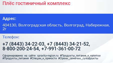 Плёс гостиничный комплекс - визитка