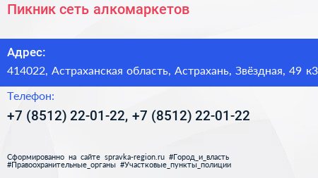 Пикник сеть алкомаркетов - визитка