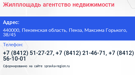 Жилплощадь агентство недвижимости - визитка