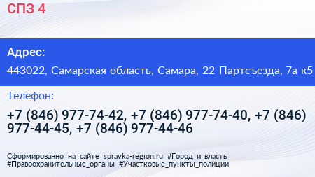 СПЗ 4 - визитка