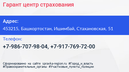 Нажмите, чтобы скачать визитку Гарант центр страхования - визитка