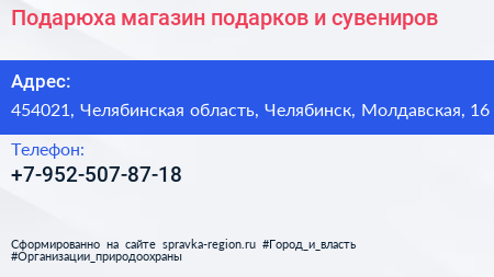 Нажмите, чтобы скачать визитку Подарюха магазин подарков и сувениров - визитка