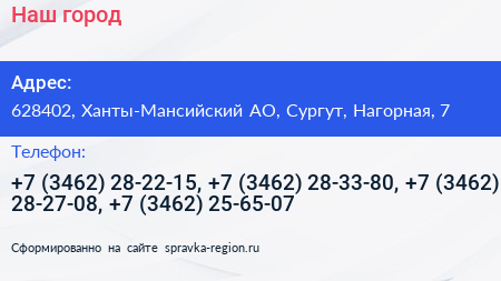 Наш город - визитка