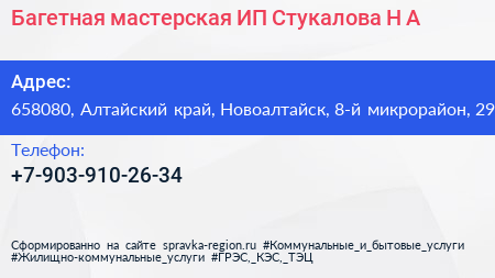 Багетная мастерская ИП Стукалова Н А  - визитка