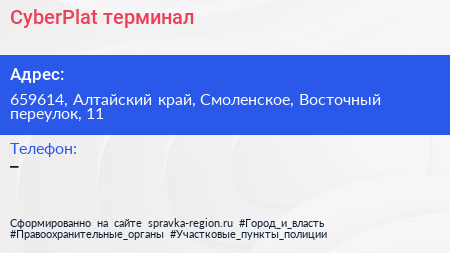 Нажмите, чтобы скачать визитку CyberPlat терминал - визитка