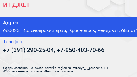 ИТ ДЖЕТ - визитка