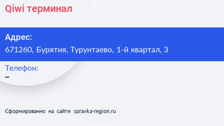 Нажмите, чтобы скачать визитку Qiwi терминал - визитка