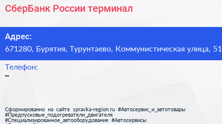 Нажмите, чтобы скачать визитку СберБанк России терминал - визитка