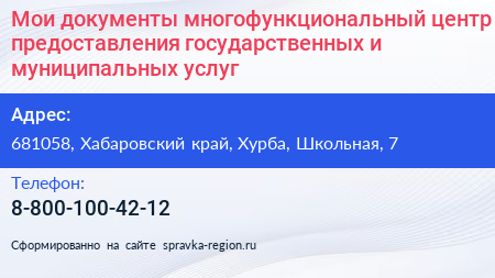 Мои документы многофункциональный центр предоставления государственных и муниципальных услуг - визитка