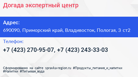 Догада экспертный центр - визитка