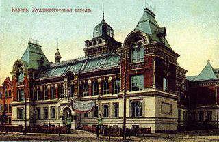 Для Казанской художественной школы был выстроен специальный «терем» со стеклянной стеной на верхнем этаже. Фото 1 