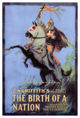 В американском фильме 1914 года «Рождение нации» о борьбе против рабства в сколько-нибудь значительных ролях не снималось ни одного актёра-негра. Фото 1 