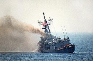 Для бомбёжки американского фрегата иракскими ВВС использовался угнанный иранский самолёт. Фото 1