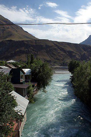 Обихумбоу впадает в Пяндж у Калаихума. Фото 3 