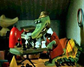 Сюжет четвёртого мультфильма про Чебурашку построен на его неграмотности, хотя в первом фильме он уверенно прочёл объявление Гены. Фото 2 